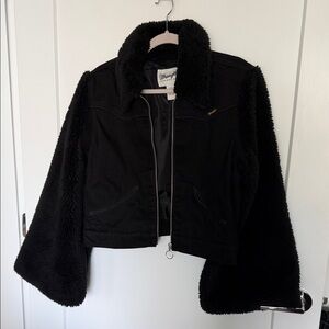 Wrangler Women's Black Teddy Jacket